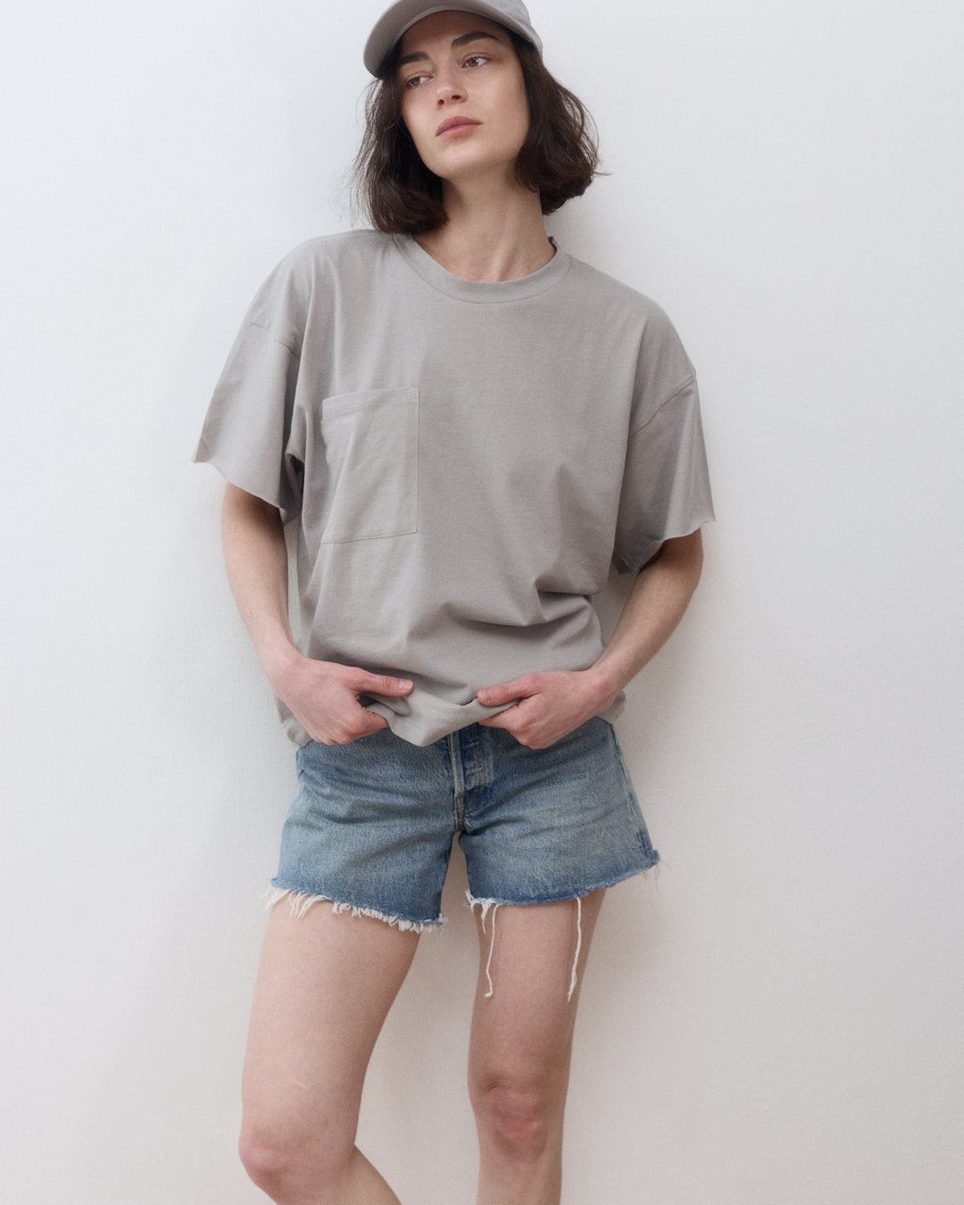 ALICIA SHORT SLEEVES GREY