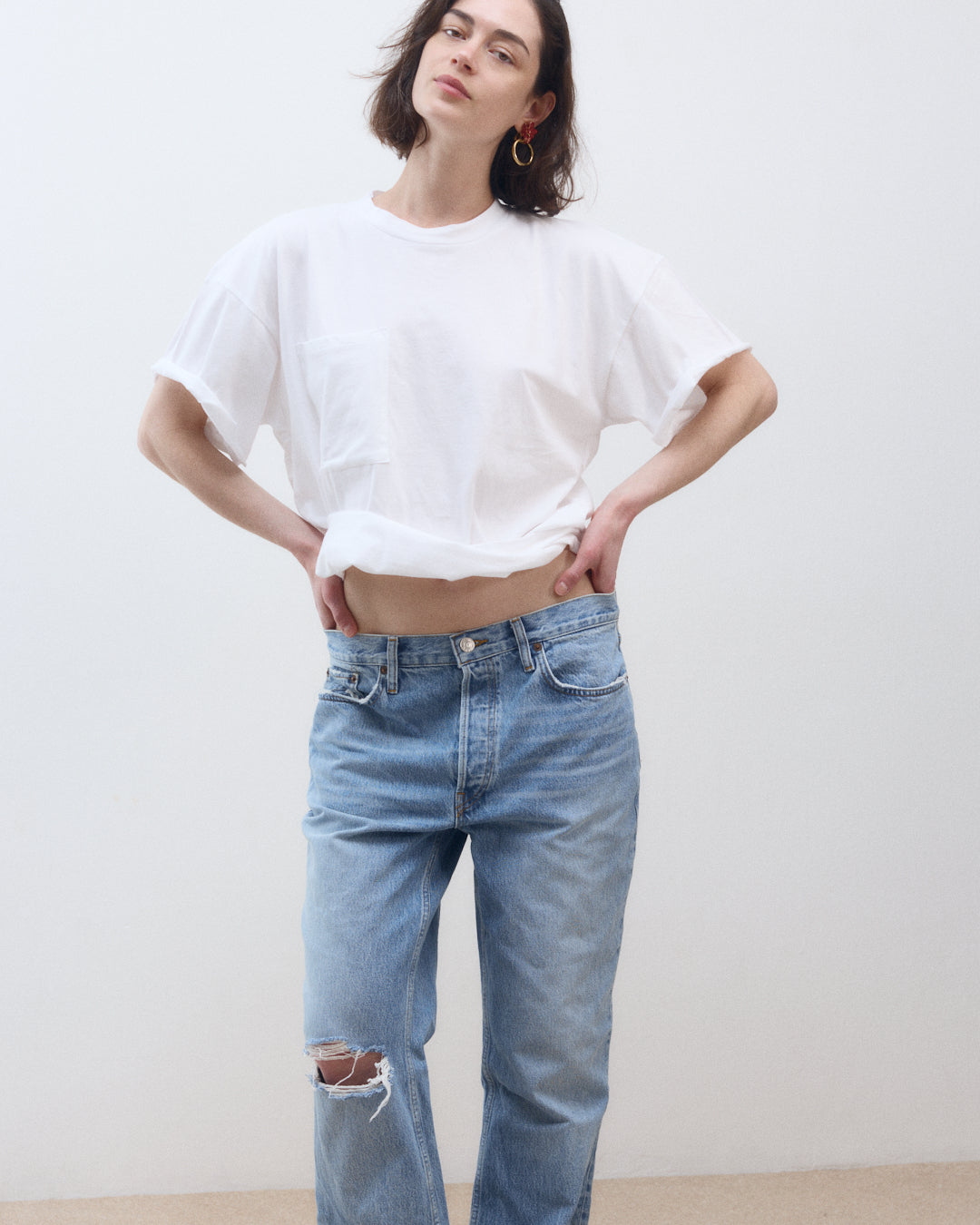 ALICIA SHORT SLEEVES WHITE