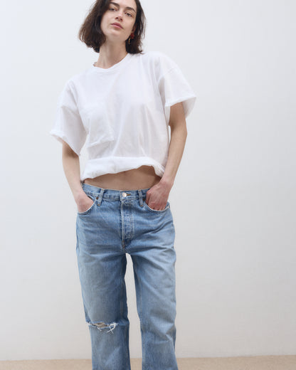 ALICIA SHORT SLEEVES WHITE