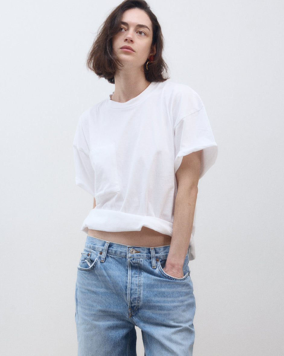 ALICIA SHORT SLEEVES WHITE