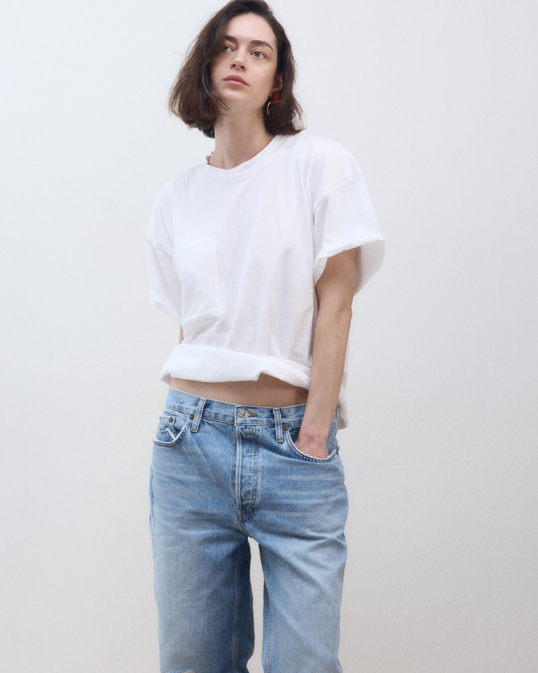 ALICIA SHORT SLEEVES WHITE