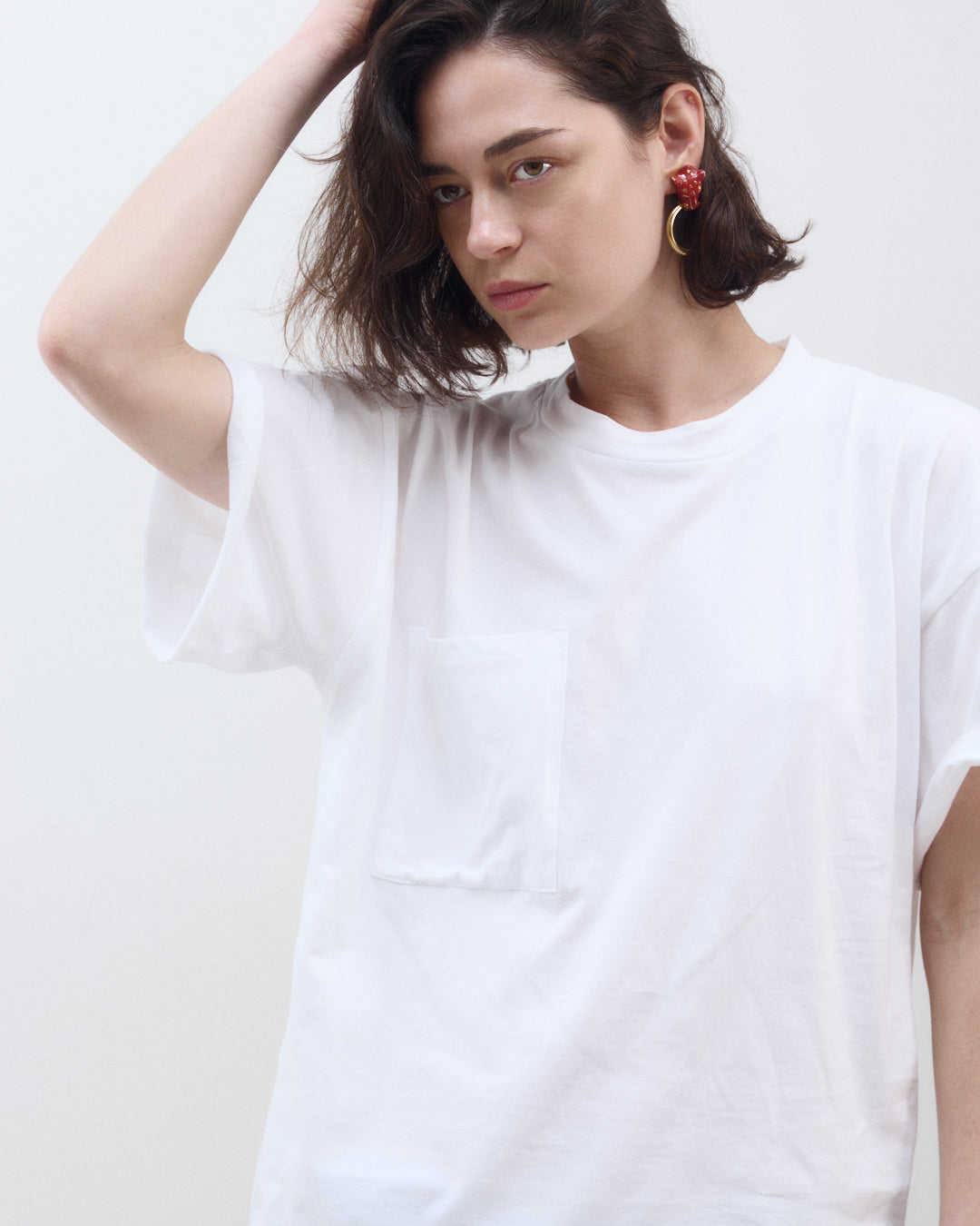 ALICIA SHORT SLEEVES WHITE