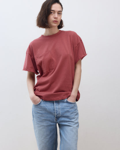 ALICIA SHORT SLEEVES SMOKY ROSE