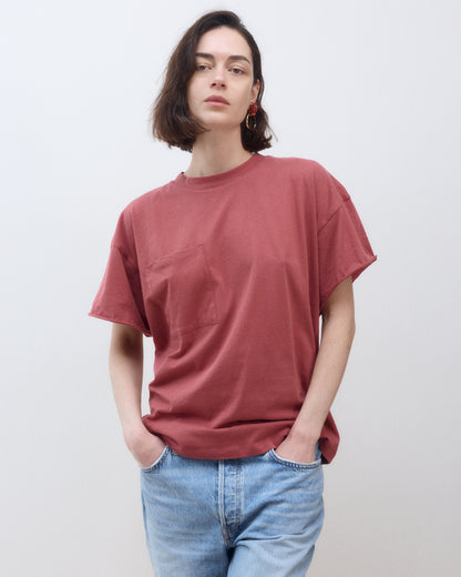 ALICIA SHORT SLEEVES SMOKY ROSE