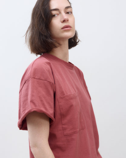 ALICIA SHORT SLEEVES SMOKY ROSE