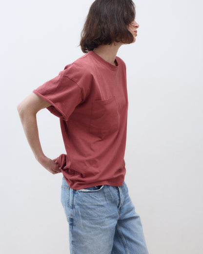 ALICIA SHORT SLEEVES SMOKY ROSE