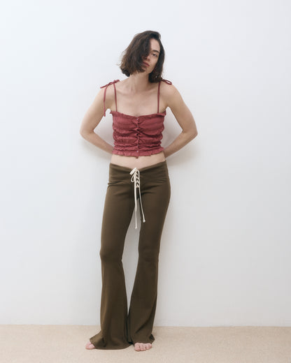 CRISTINA PANTS CHOCOLATE