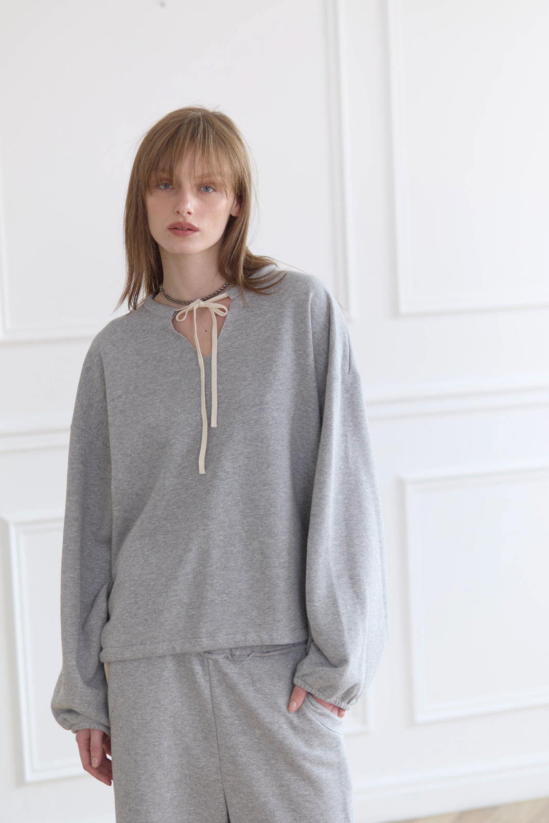 BROOCK	AMERICAN GREY HOODIE