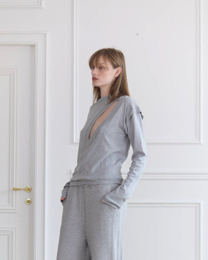 ISABEL AMERICAN GREY TOP