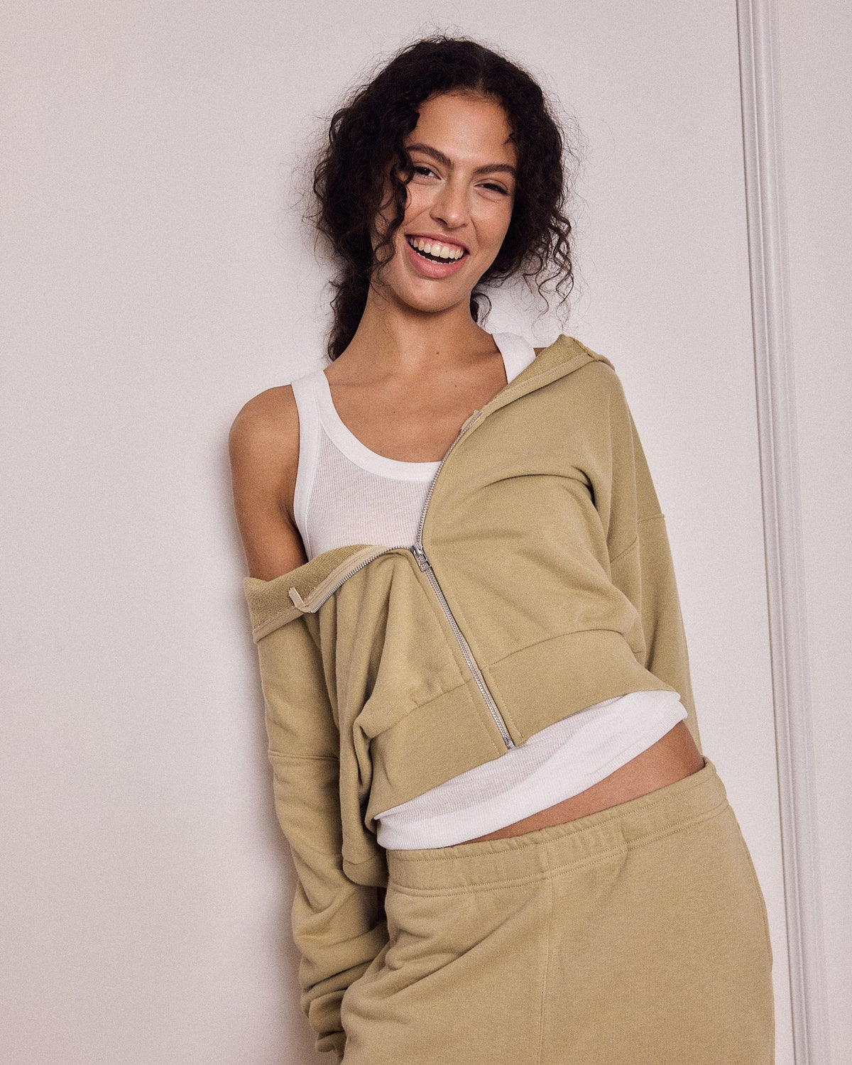 MIKEY ZIP HOODIE BAMBOO
