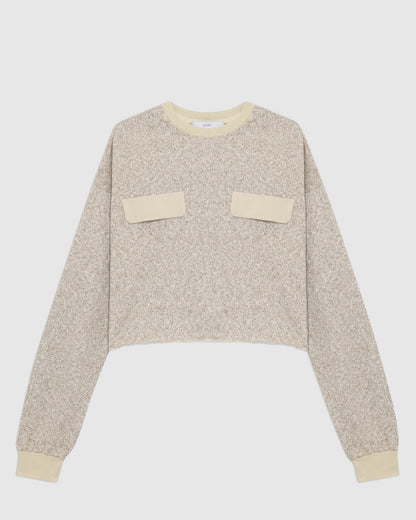 CERA CREAMY BROWN SWEATER