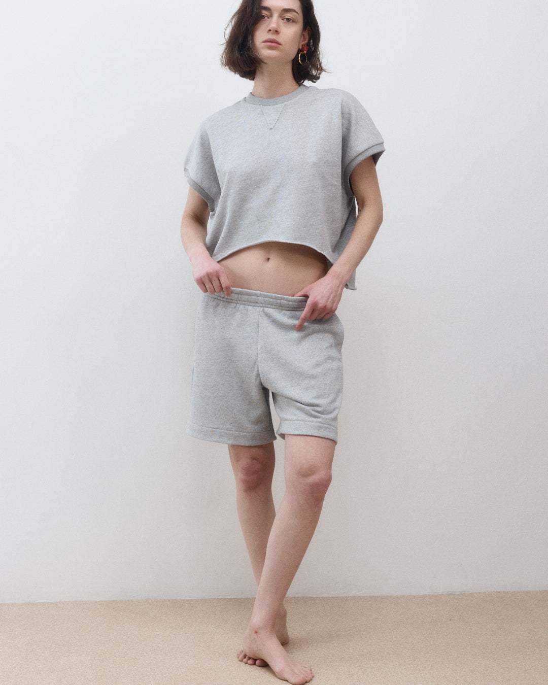 ROZA TOP AMERICAN GREY