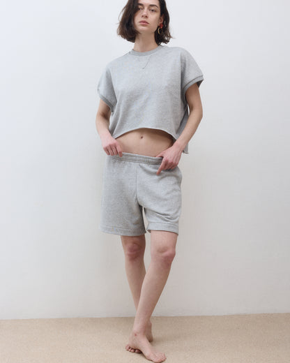 ROZA TOP AMERICAN GREY