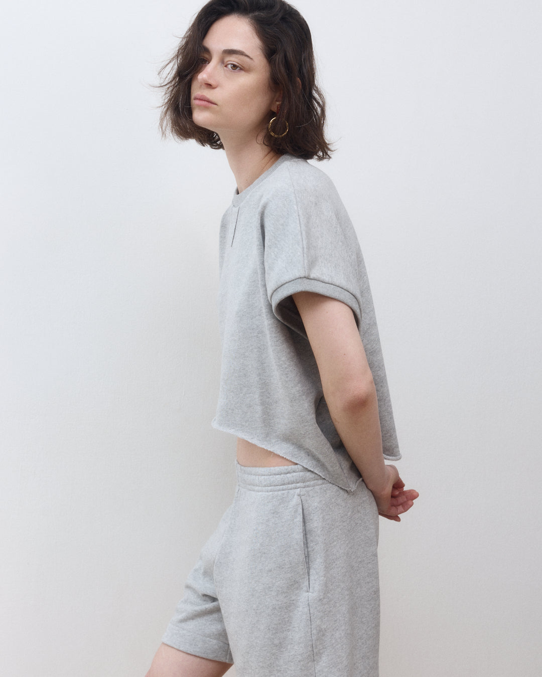 ROZA TOP AMERICAN GREY