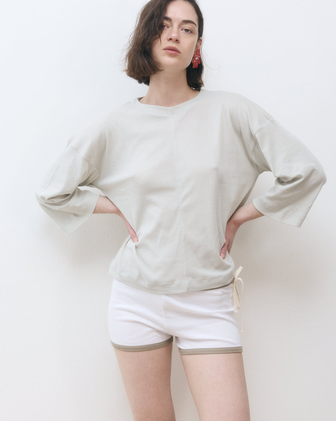 LEON SHORTS WHITE