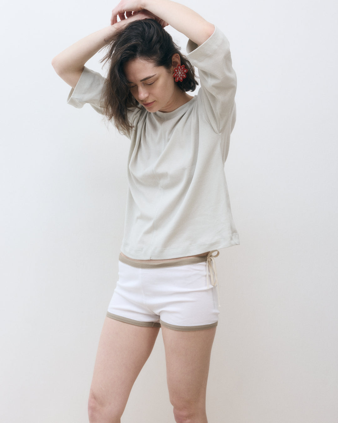 LEON SHORTS WHITE