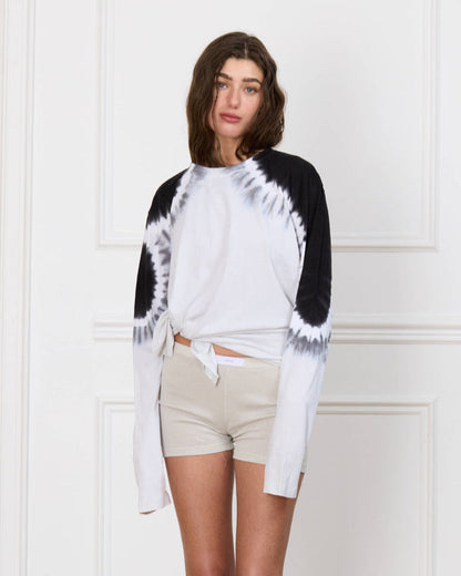 ANNE BLACK TIE DYE SHIRT