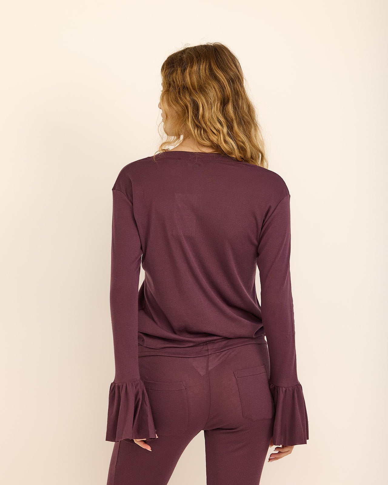 DIANA SHIRT EGGPLANT