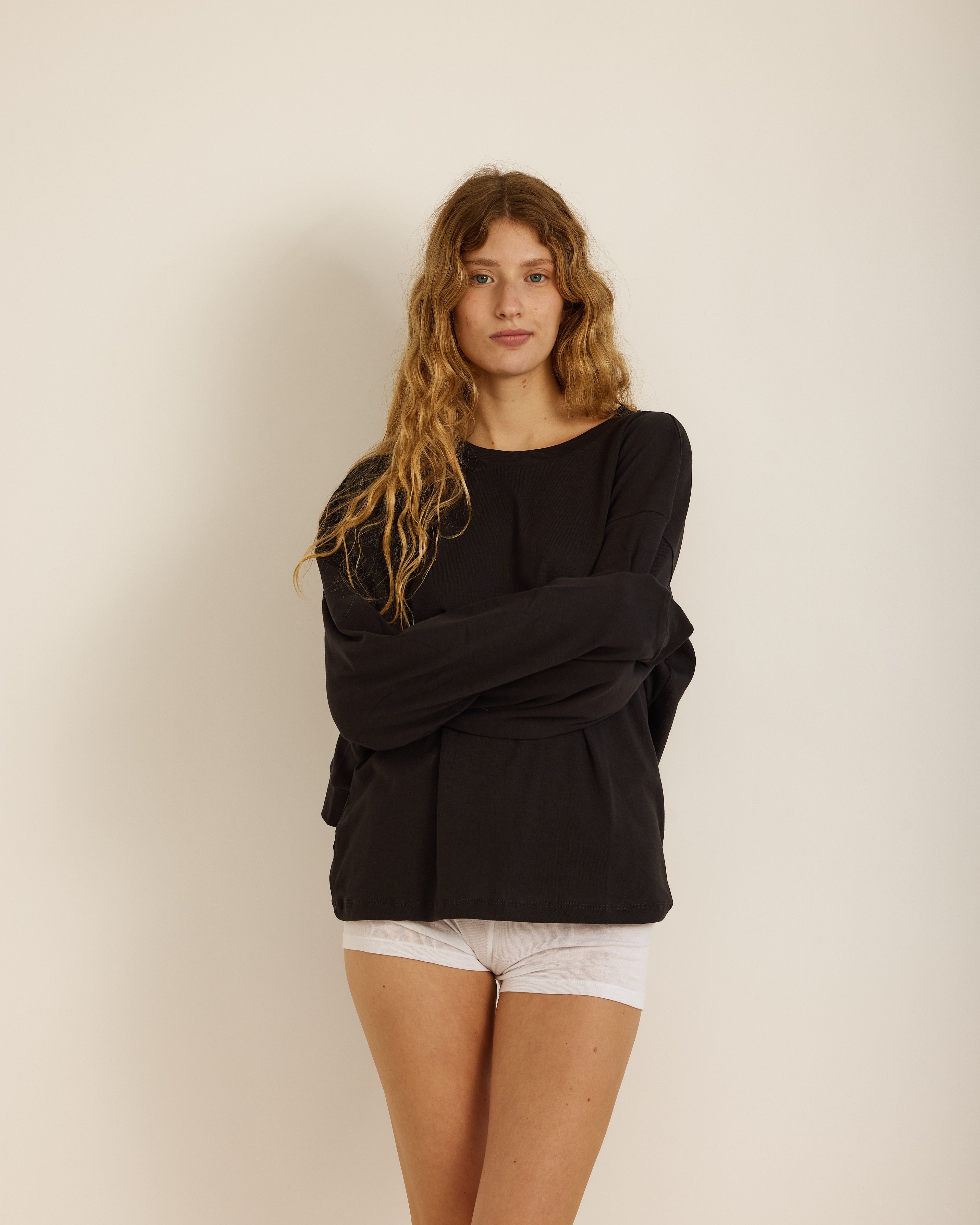 ERICCA SHIRT EASY BLACK