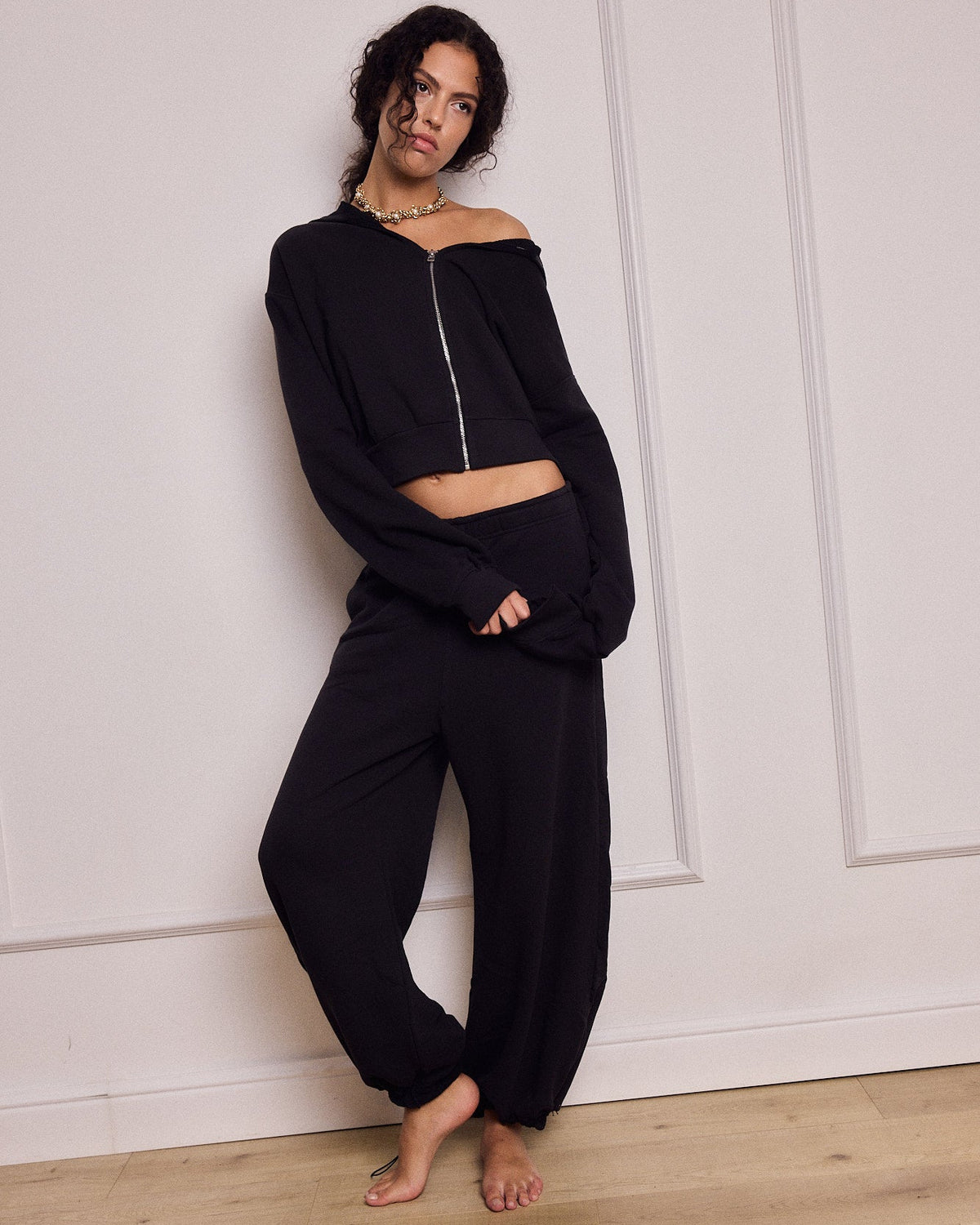 MATAN PANTS EASY BLACK