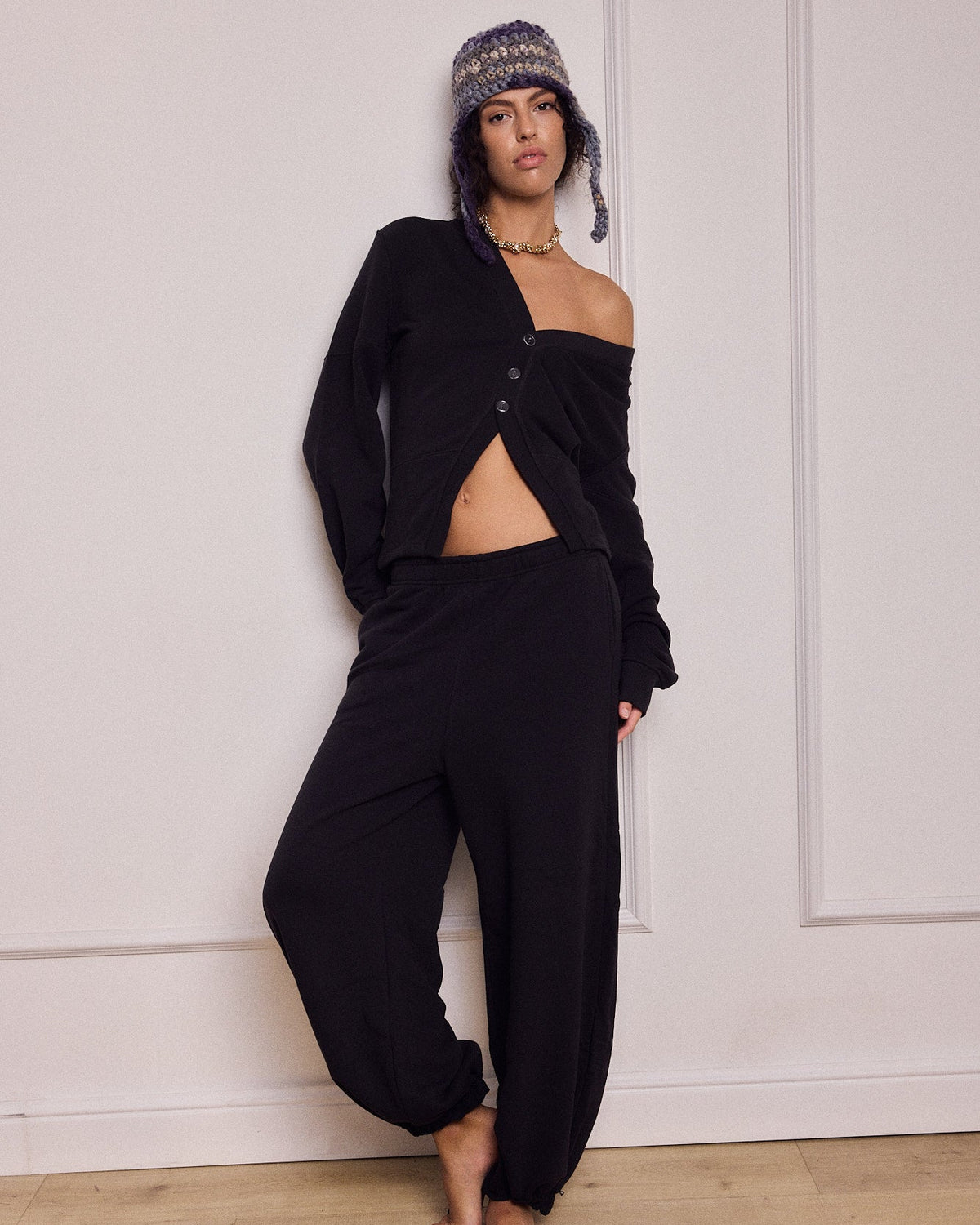 MATAN PANTS EASY BLACK