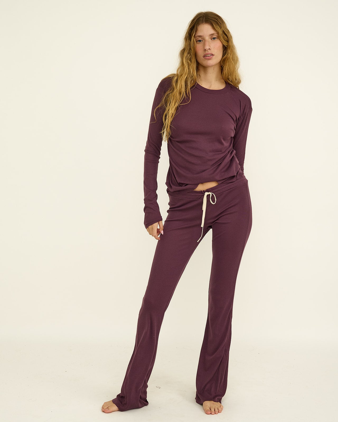 MILA TEE EGGPLANT