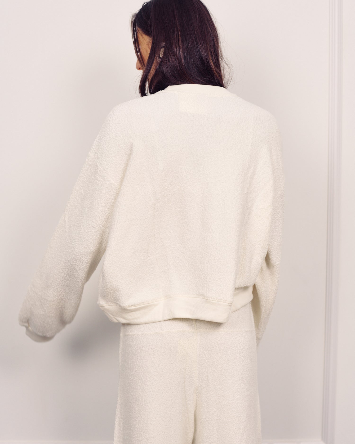 ALBA WIDE SWEATSHIRT CREAM