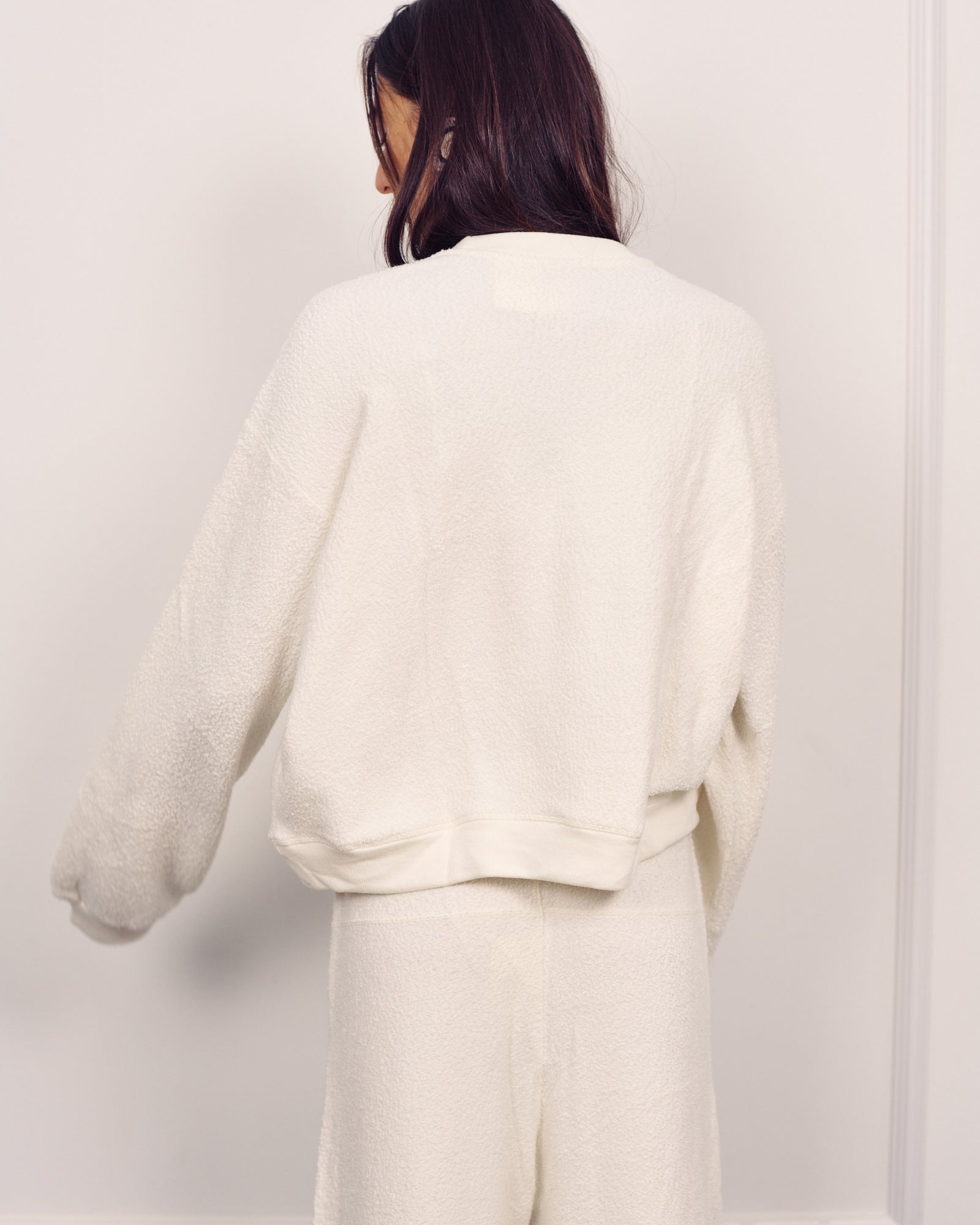 ALBA WIDE SWEATSHIRT CREAM