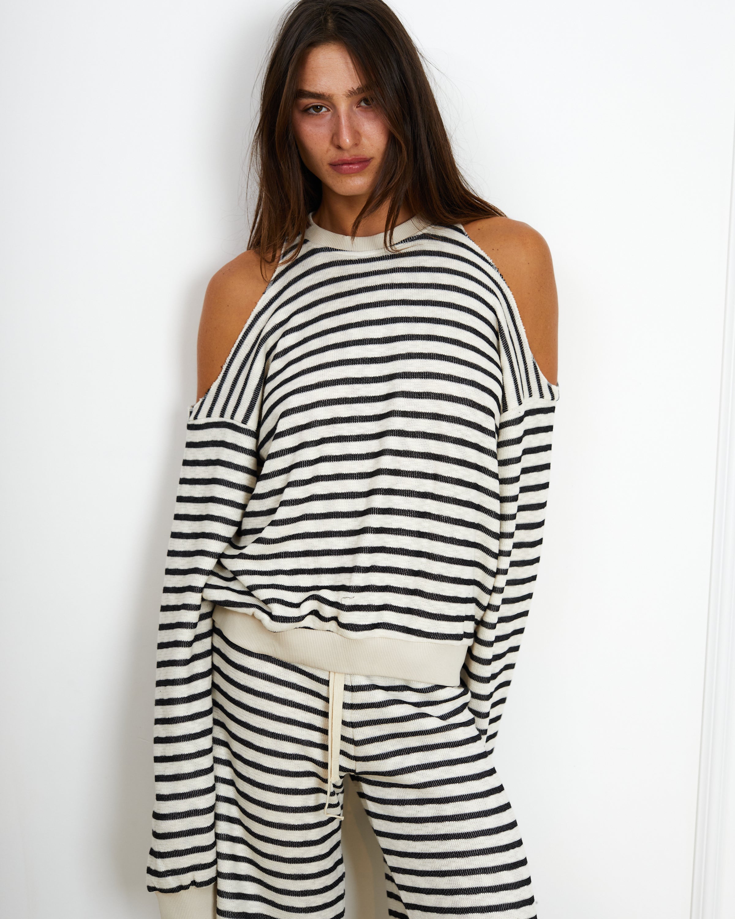 RIMINI BLACK STRIPES TOP
