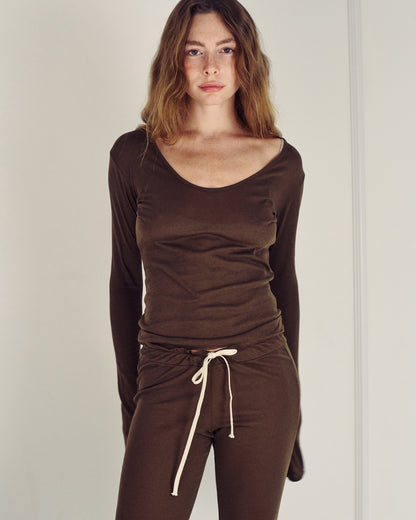 RAIN SMOKY BROWN SHIRT