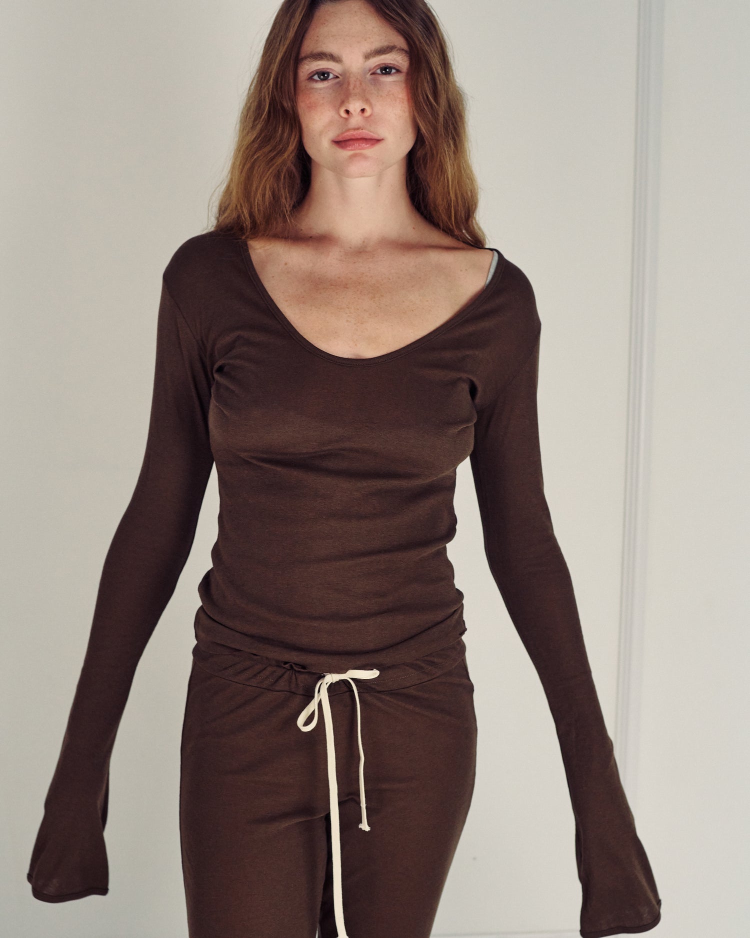 RAIN SMOKY BROWN SHIRT