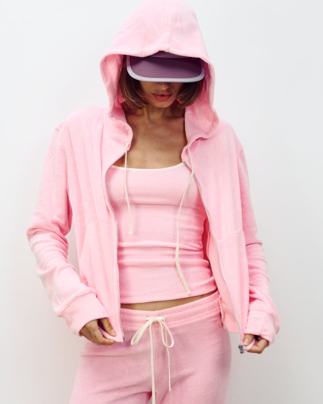DANIEL ZIP UP BUBBLE GUM