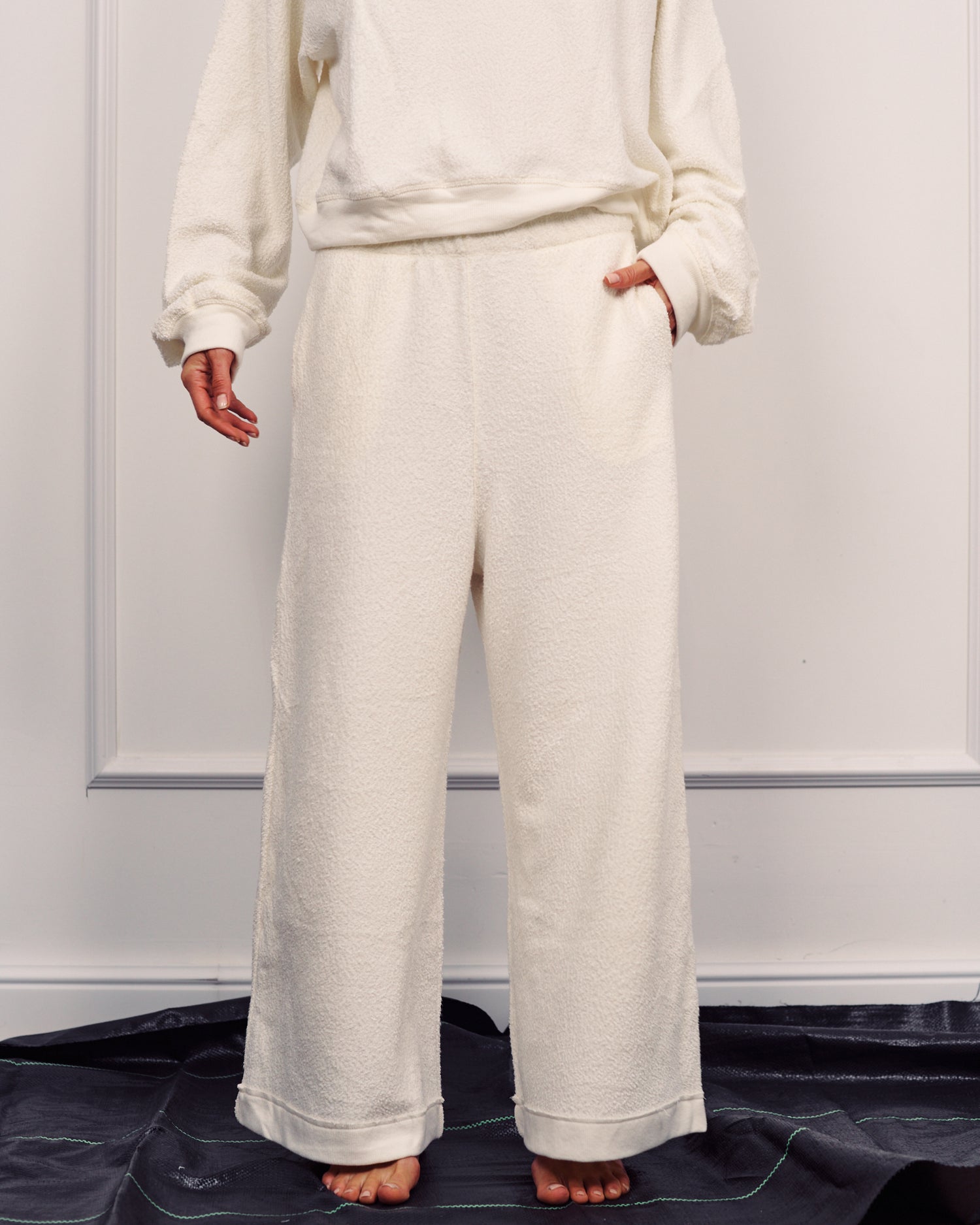 ARTHUR WIDE-LEG PANTS CREAM