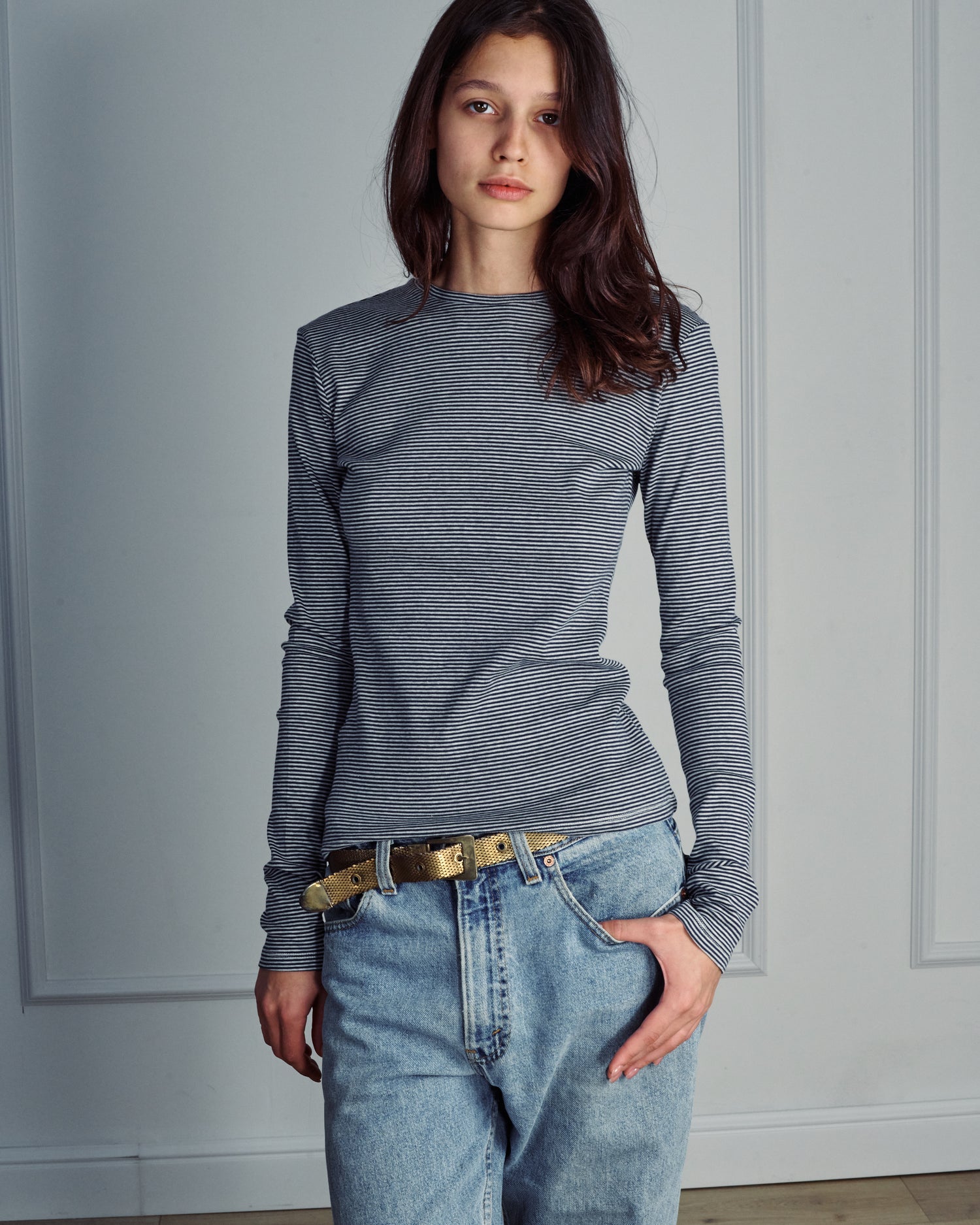 RICH BLUE STRIPES TEE