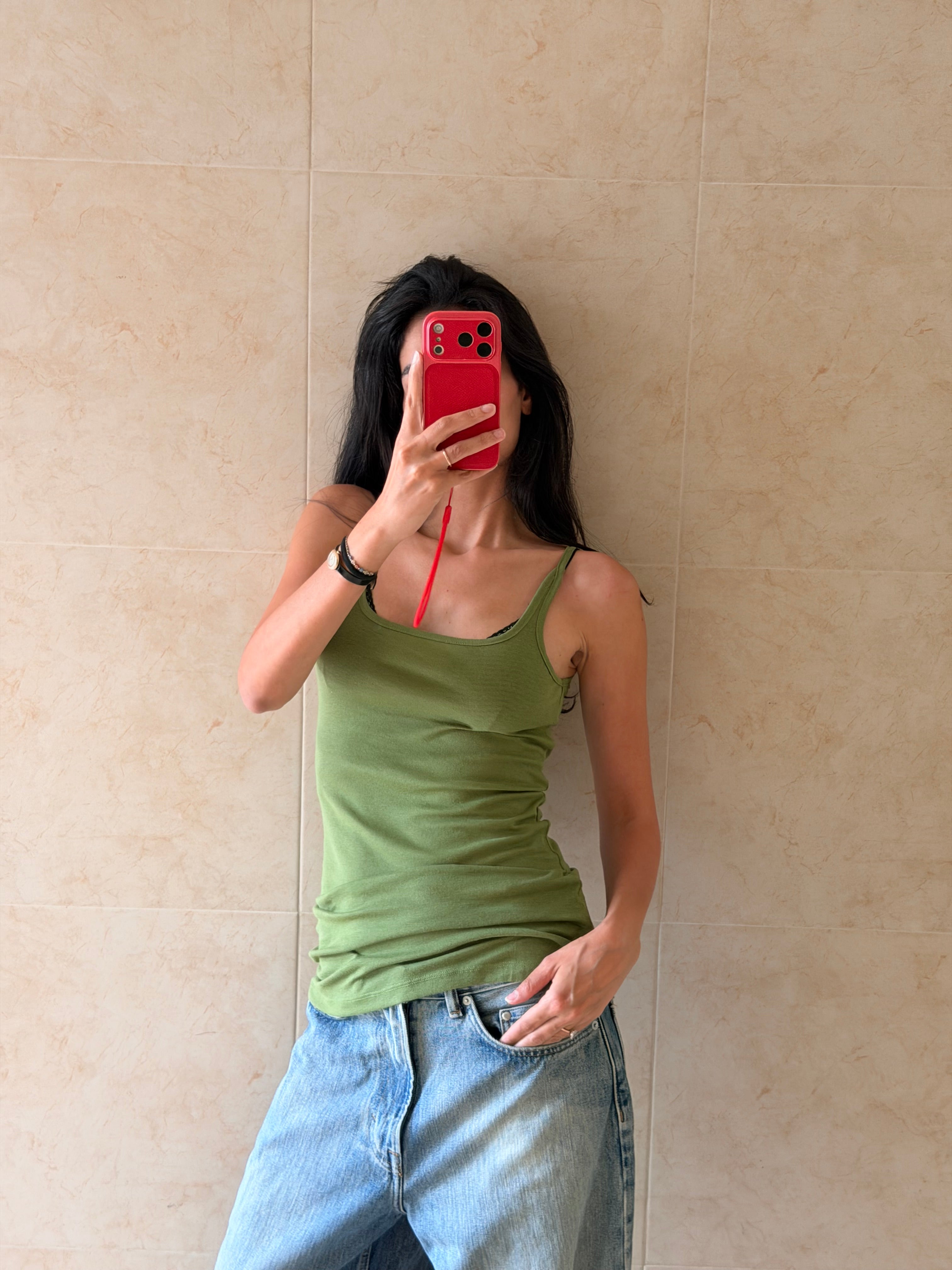 TONI TANK OLIVE