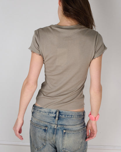 POLY T SHIRT CHELSEA GREY