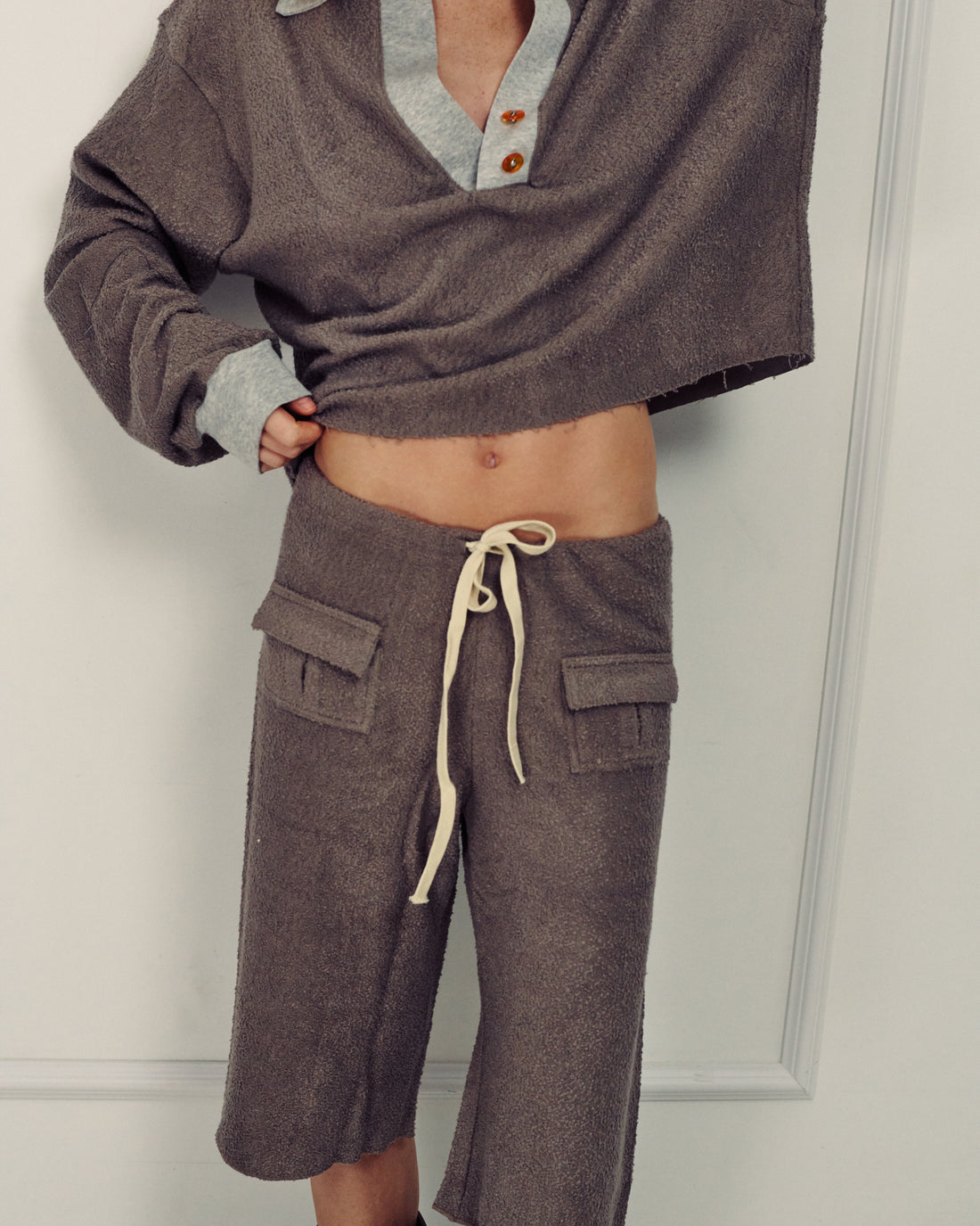TOMAS PANTS MONOCHROME GREY