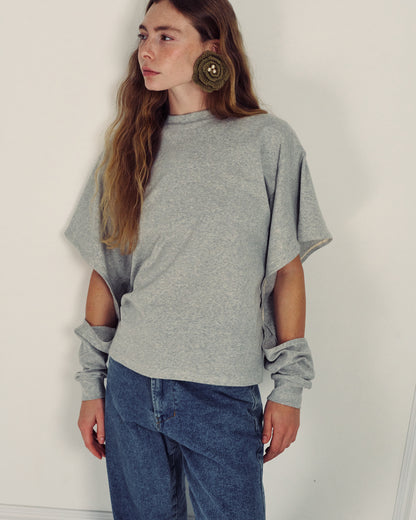 LUCA GREY TOP