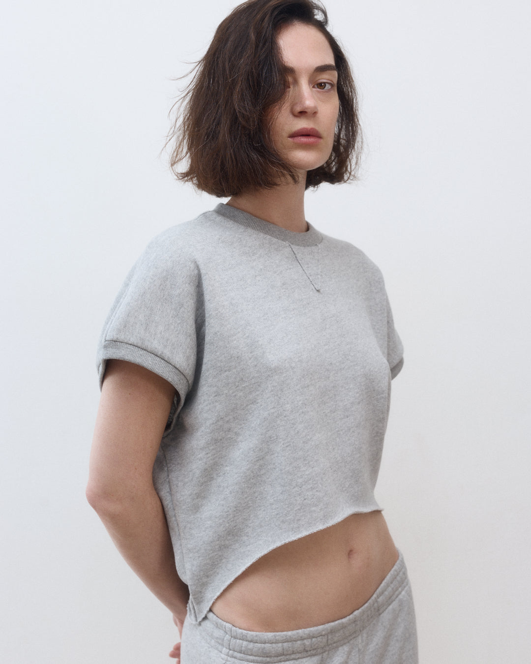ROZA TOP AMERICAN GREY