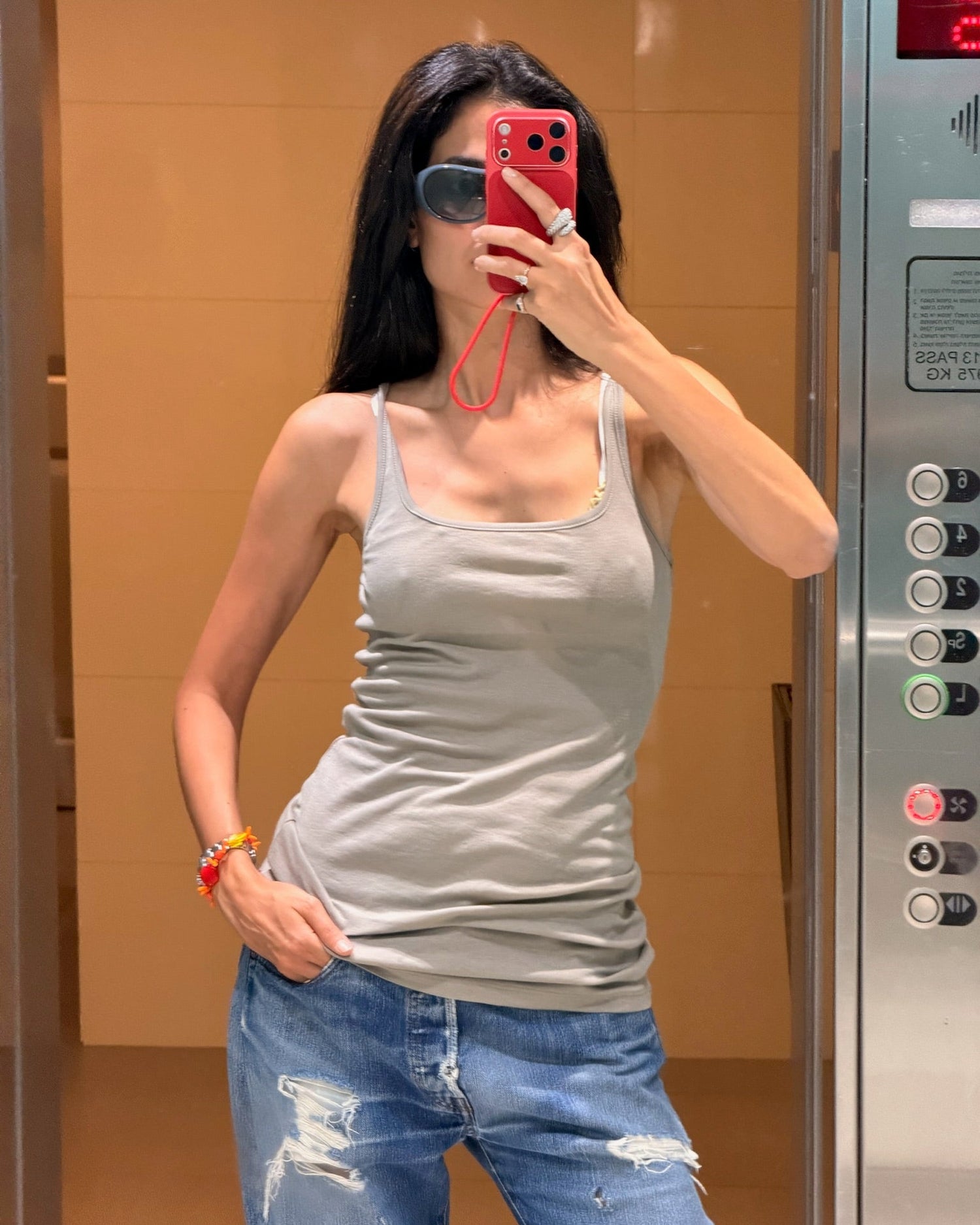 TONI TANK CHELSEA GREY