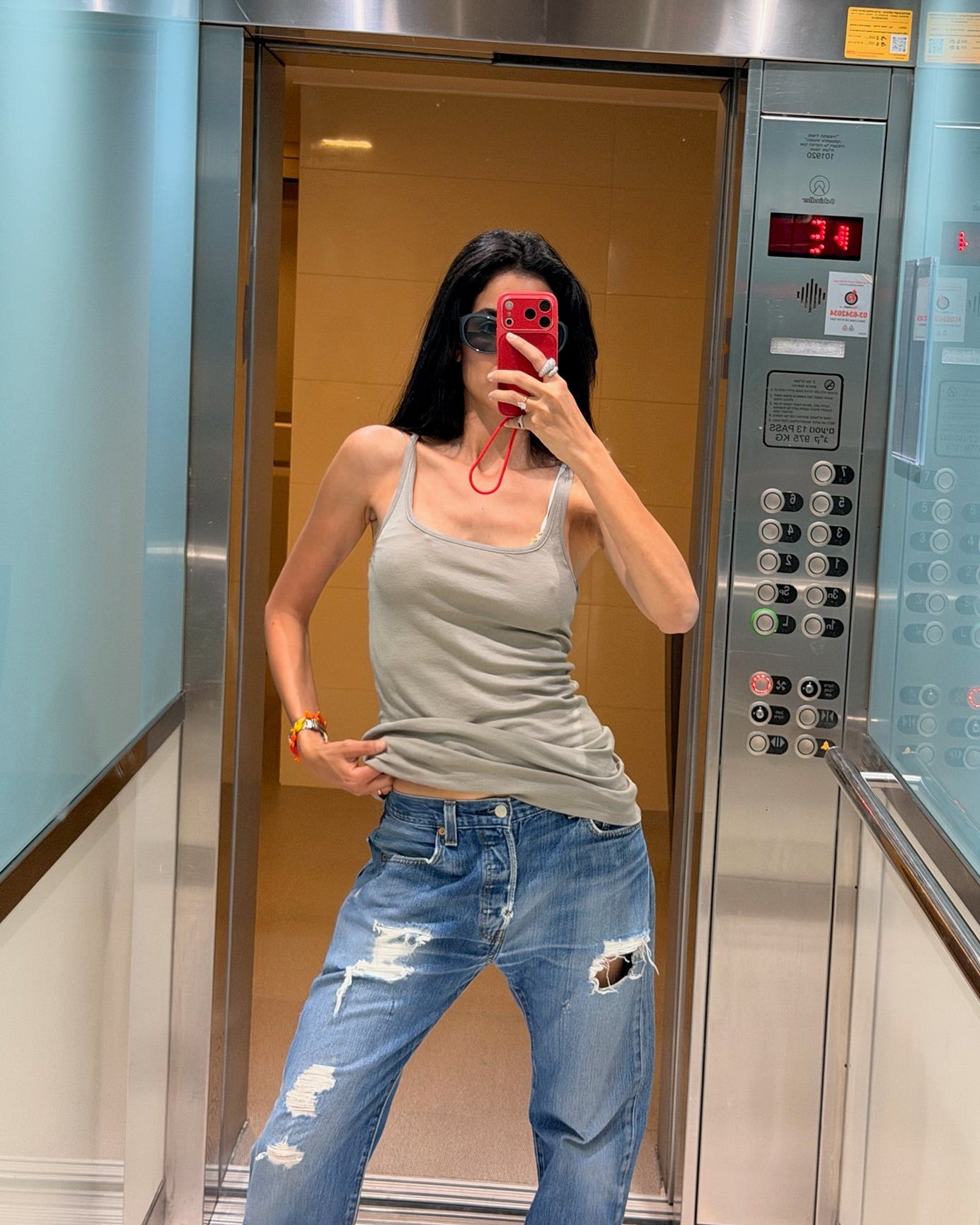 TONI TANK CHELSEA GREY
