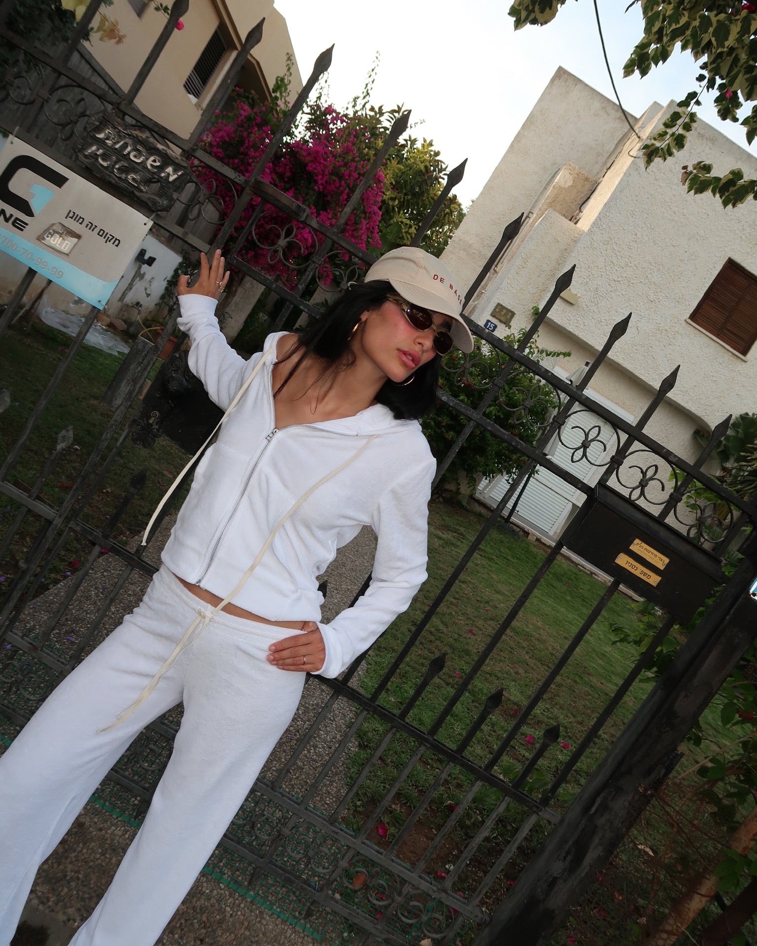 DANIEL ZIP UP WHITE