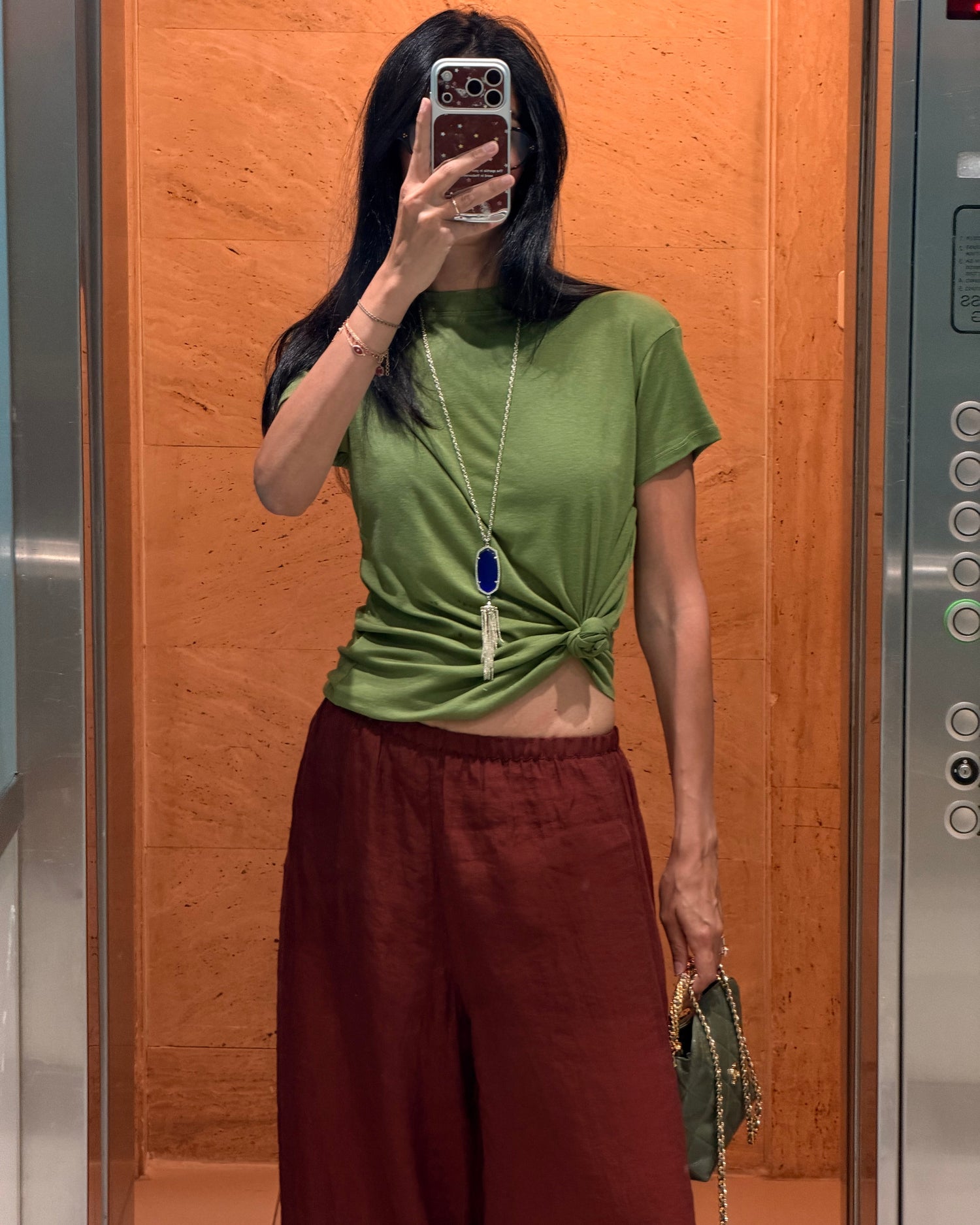 JULIE TEE OLIVE
