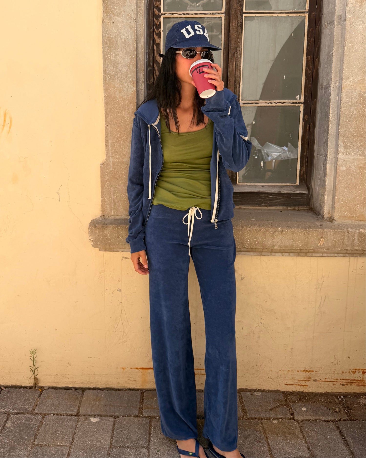 LEA PANTS NAVY