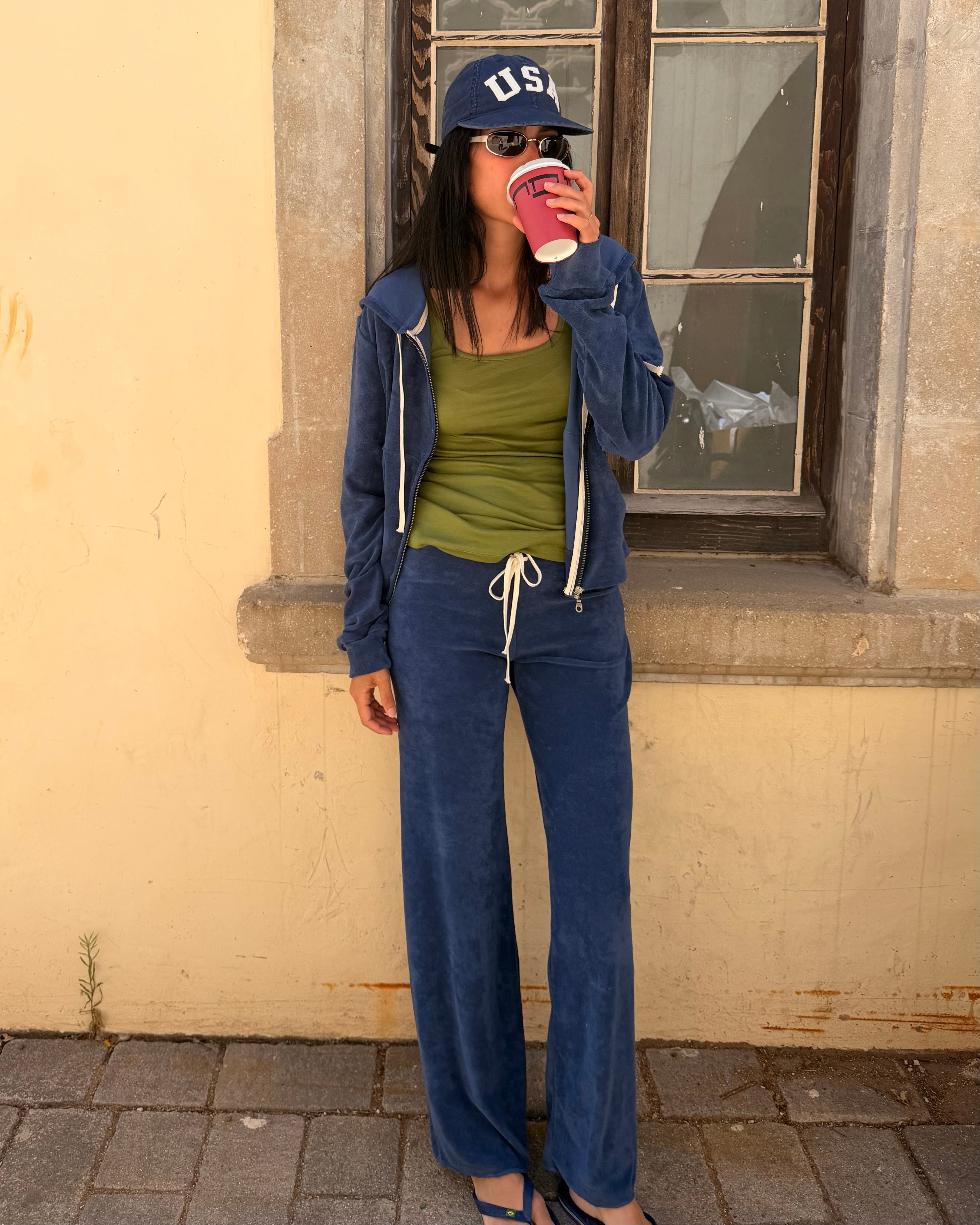 LEA PANTS NAVY