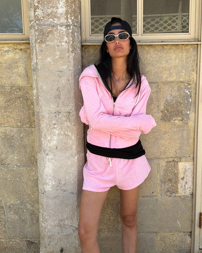 DANIEL ZIP UP BUBBLE GUM