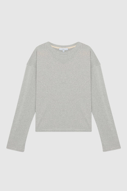 MAY AMERICAN GREY STRIPES SHIRT