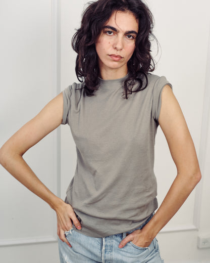 JULIE CHELSEA GREY TEE