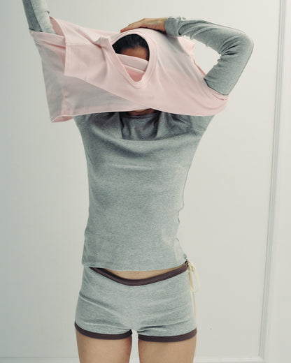 LEON SHORTS CLOUD GREY