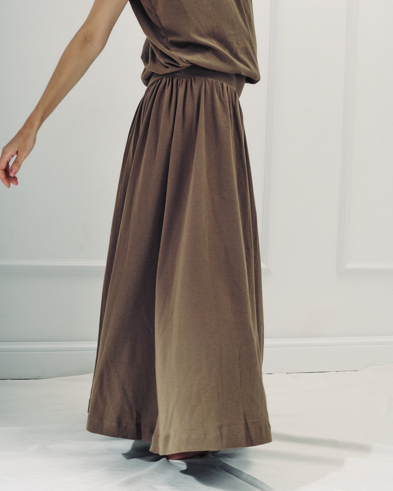 DONNA SKIRT CHOCOLATE